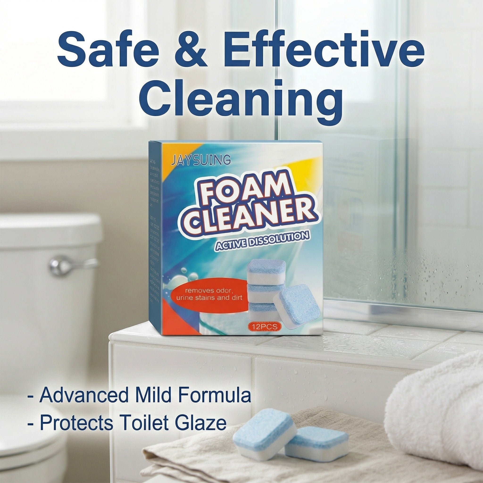Magic Toilet Cleaning Fizzing Tablets – Effortless Clean for a Sparkling Toilet!