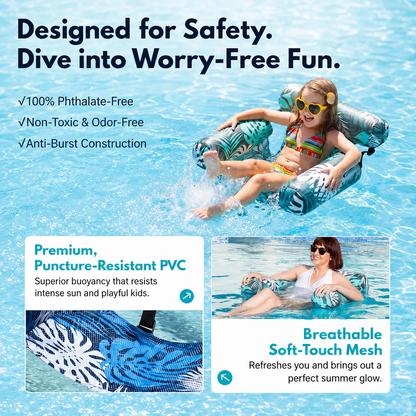 【 🔥Hot Sale 50% OFF】💺🌴 Inflatable Floating Chair – Your Ultimate Summer Essential 🌊