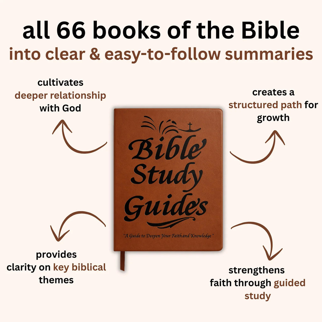 ✝️📖66-Page Bible Study Guide & Daily Devotional Journal