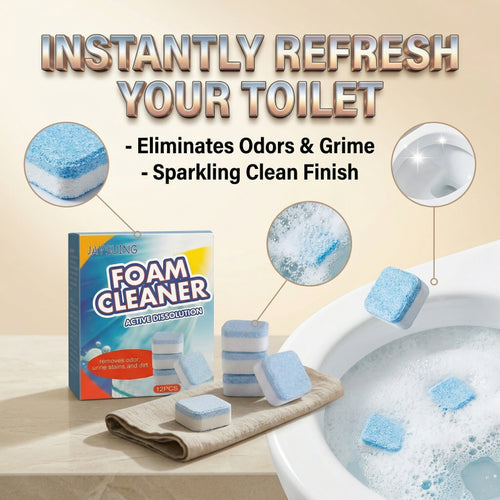 Magic Toilet Cleaning Fizzing Tablets – Effortless Clean for a Sparkling Toilet!