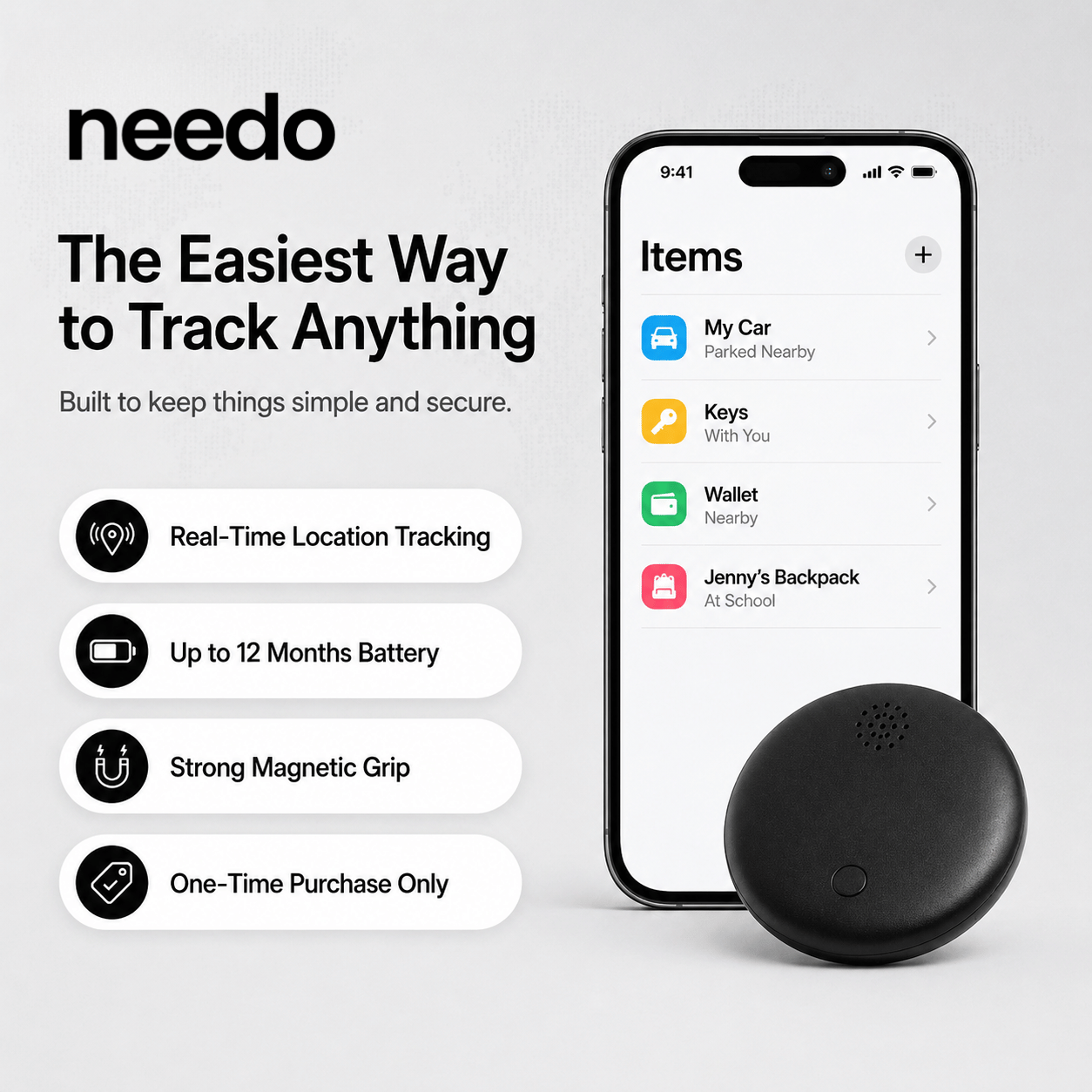 🔥Final 3 Hours: 60% OFF 2026 Trendy  Needo 2.0 GPS Tracker