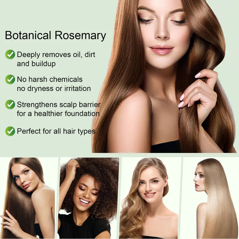 🧴 BUY 2 GET 1 FREE! ✨ Smooth & Glossy Hair Shampoo - Natural growth, deep follicle repair, Sulfate-Free Formula for All Hair Types 🌟📦