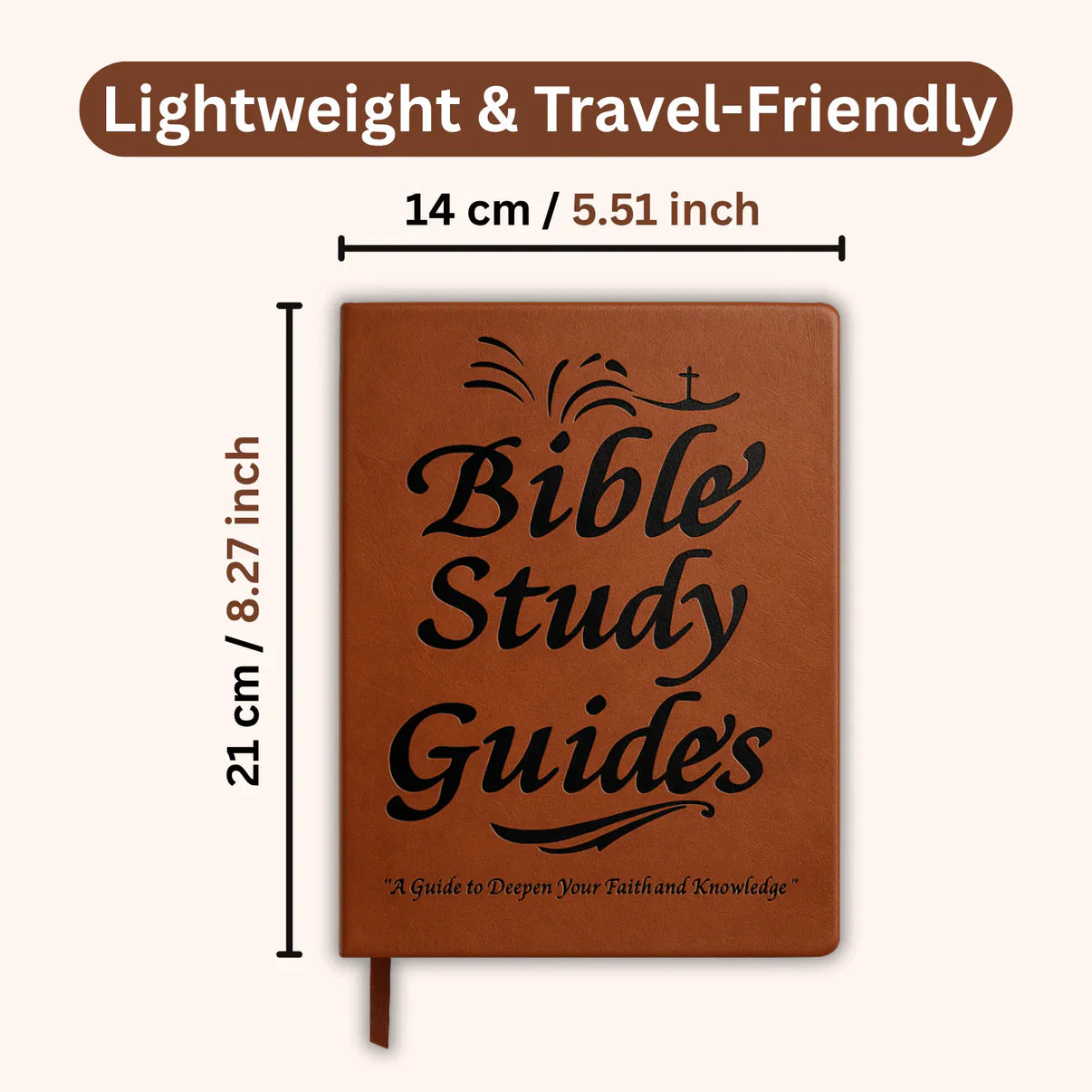 ✝️📖66-Page Bible Study Guide & Daily Devotional Journal