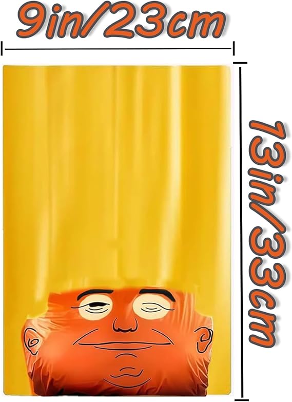 Dog Poop Bags Rolls, Funny "The Most Presidential Ever" Poop Bag, 60 Counts, Extra Thick, Leakproof, Unscented SHT Bag for Outdoor Puppy Walking and Travel