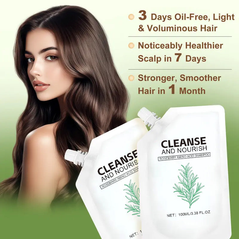 🧴 BUY 2 GET 1 FREE! ✨ Smooth & Glossy Hair Shampoo - Natural growth, deep follicle repair, Sulfate-Free Formula for All Hair Types 🌟📦