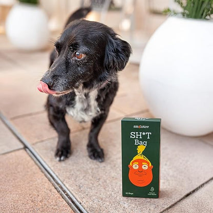 Dog Poop Bags Rolls, Funny "The Most Presidential Ever" Poop Bag, 60 Counts, Extra Thick, Leakproof, Unscented SHT Bag for Outdoor Puppy Walking and Travel
