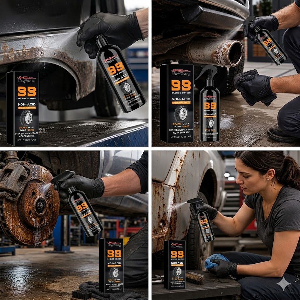Rated 5 Stars by 10,000+ Car Owners! 🚗✨ Instantly Melt Away Rust & Grime-TOP1