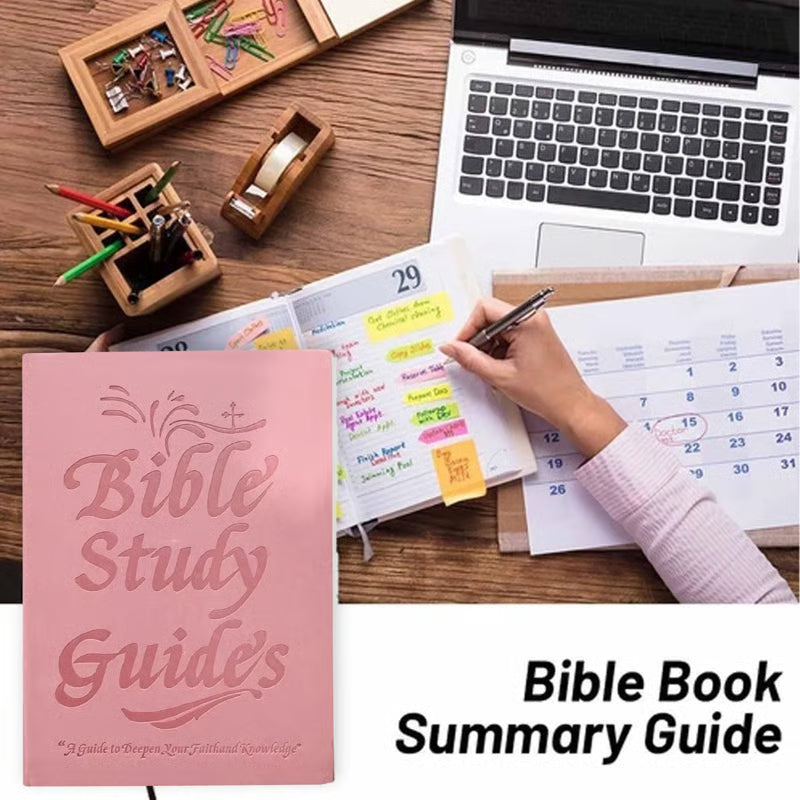 ✝️📖66-Page Bible Study Guide & Daily Devotional Journal