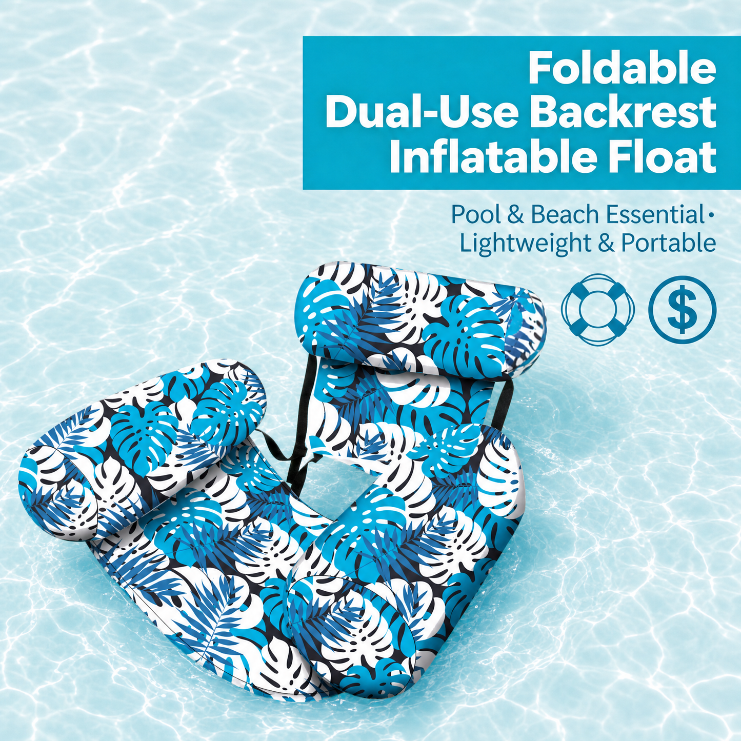 【 🔥Hot Sale 50% OFF】💺🌴 Inflatable Floating Chair – Your Ultimate Summer Essential 🌊