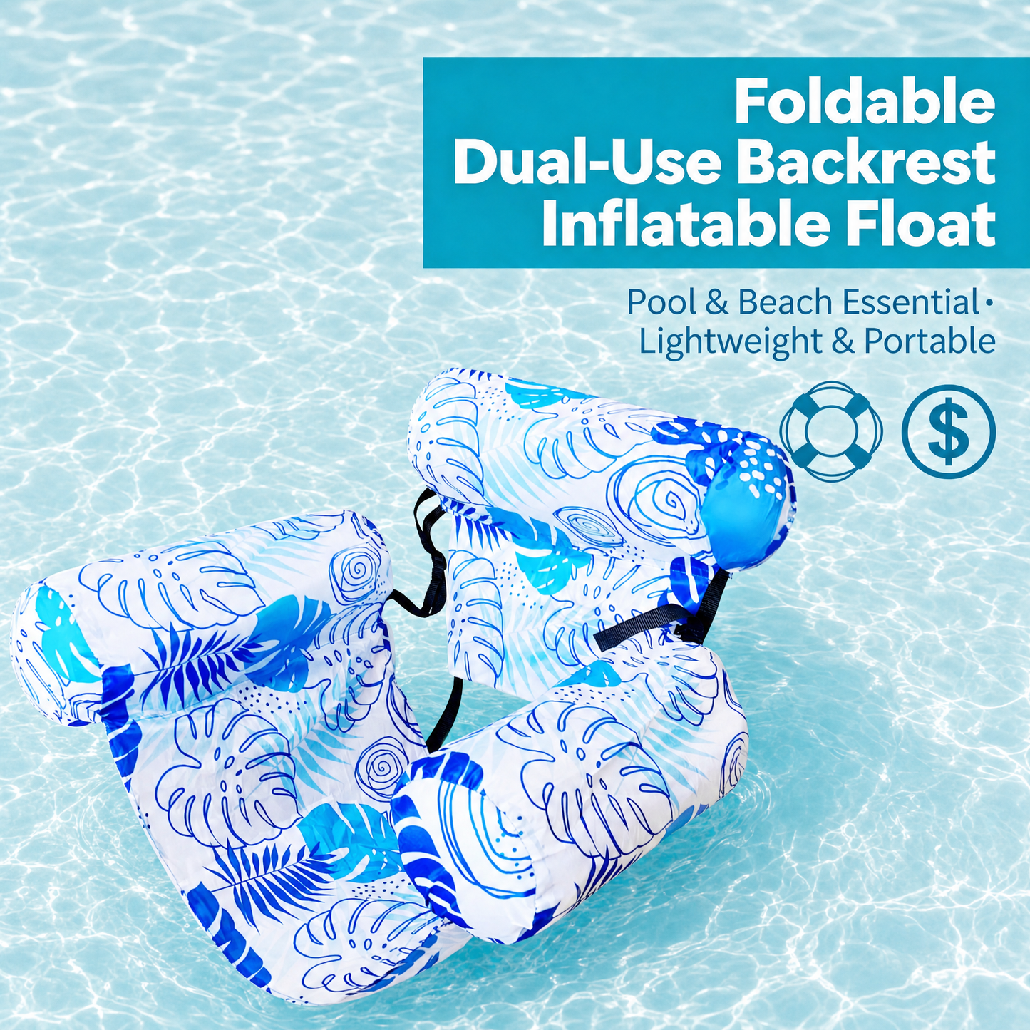 【 🔥Hot Sale 50% OFF】💺🌴 Inflatable Floating Chair – Your Ultimate Summer Essential 🌊