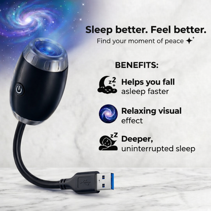 🌌 Galaxy Projector Night Light ✨ – Immersive Starry Sky Experience