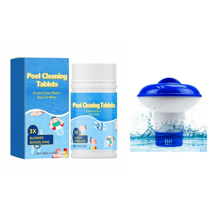 🏊‍♂️Pool Cleaning Tablets for Crystal Clear Water