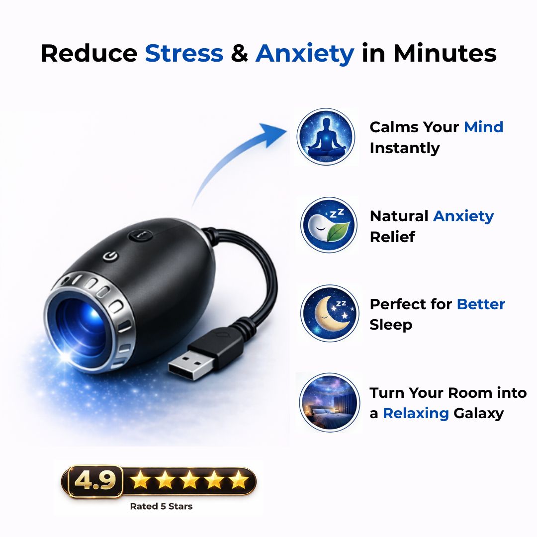 🌌 Galaxy Projector Night Light ✨ – Immersive Starry Sky Experience