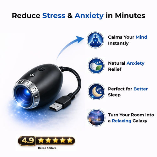 🌌 Galaxy Projector Night Light ✨ – Immersive Starry Sky Experience