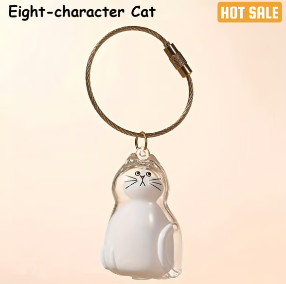 Pet Hair Memorial Capsule Keychain