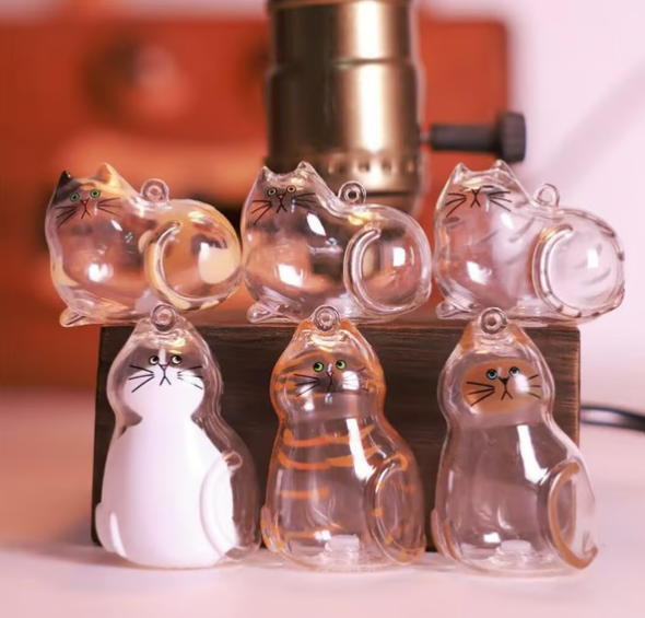 Pet Hair Memorial Capsule Keychain