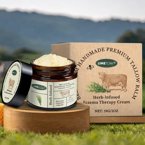 Bee Venom Handmade Premium Tallow Balm – Herb-Infused Eczema Therapy Cream