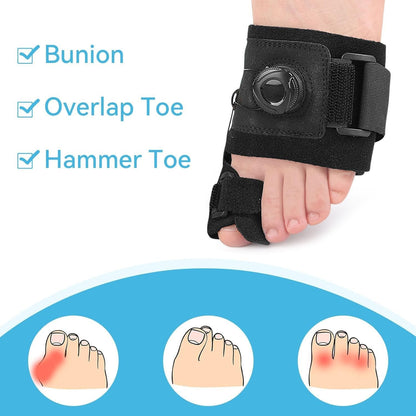 🦶 Support Better Toe Alignment  Adjustable bunion support for daily foot comfort.