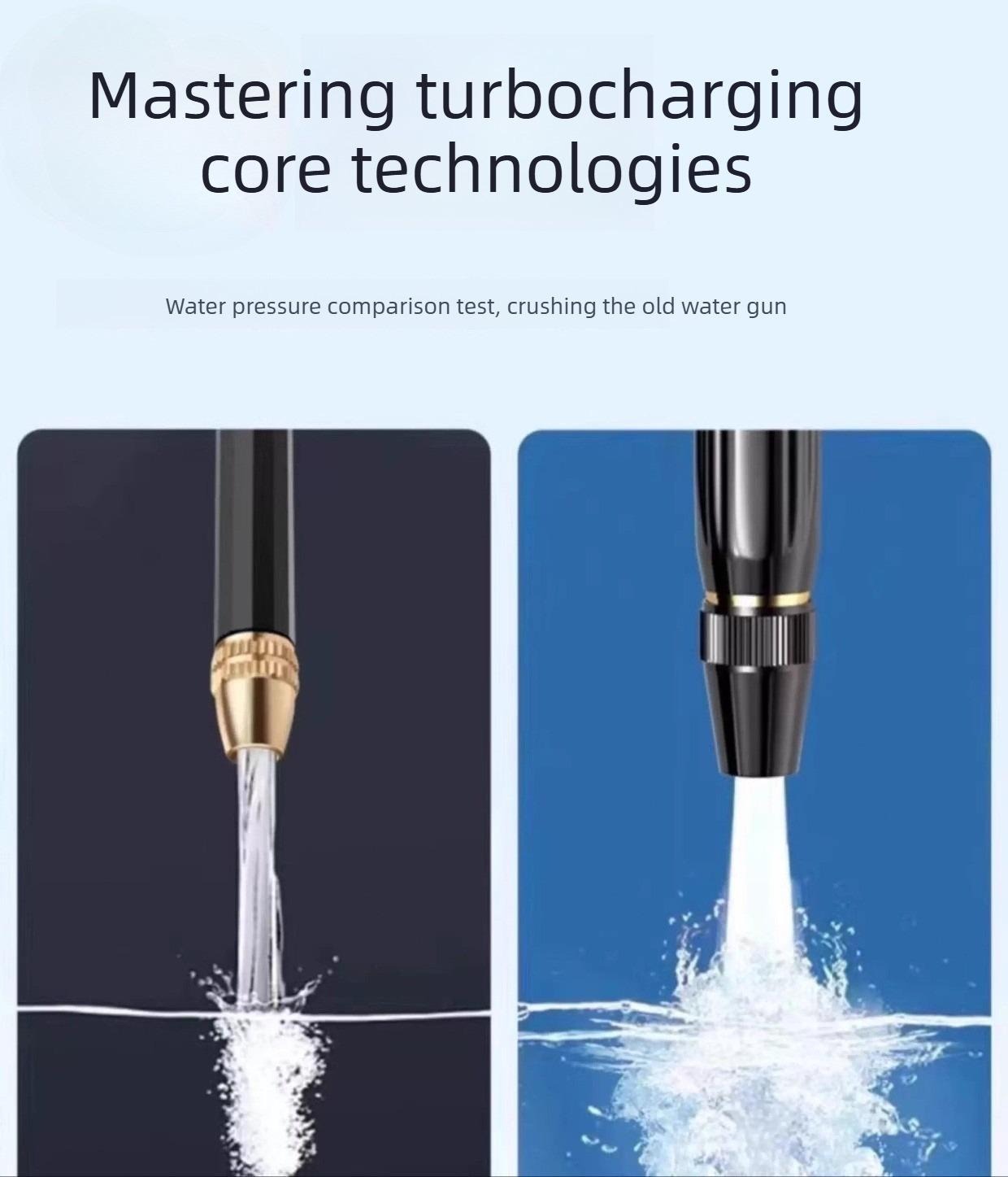 🔥High Pressure Water Nozzle👍Multi-Purpose for Car, Garden & Household Cleaning💦