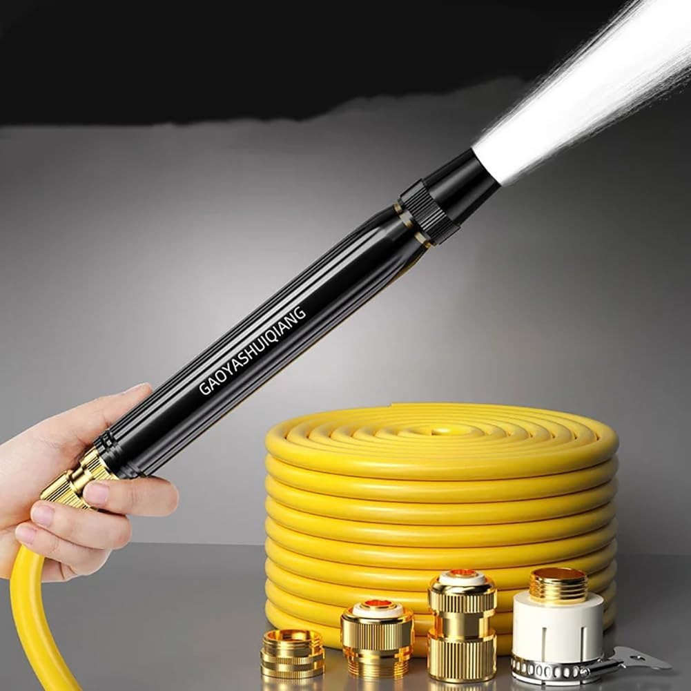 🔥High Pressure Water Nozzle👍Multi-Purpose for Car, Garden & Household Cleaning💦