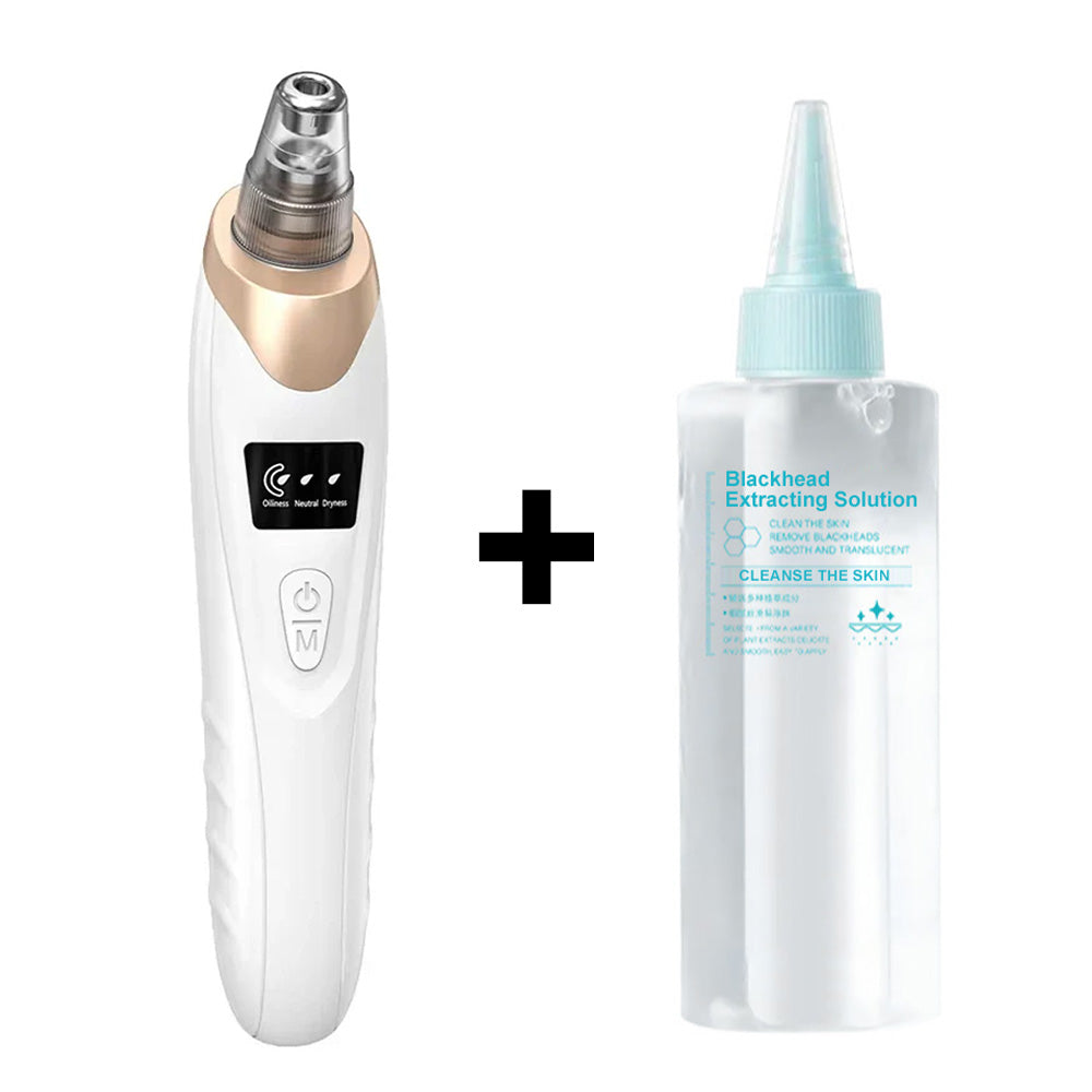 Electric Pore Vacuum & Blackhead Remover – Rechargeable Spot Extractor Tool Set