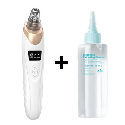 Electric Pore Vacuum & Blackhead Remover – Rechargeable Spot Extractor Tool Set