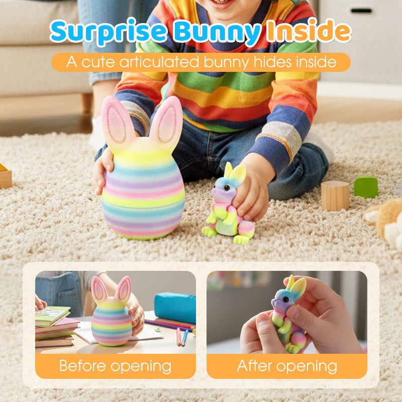 💐60% OFF ! Easter Decorative Egg – Articulated Bunny for Collectors 🎁🌷【Holiday Special】