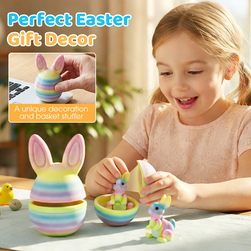 💐60% OFF ! Easter Decorative Egg – Articulated Bunny for Collectors 🎁🌷【Holiday Special】
