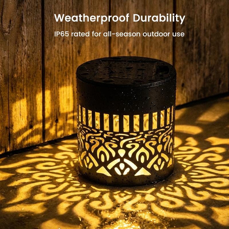 （📢60% off!! ⏰ ）Solar Powered Mandala Projector Light - Waterproof Outdoor Garden Decor