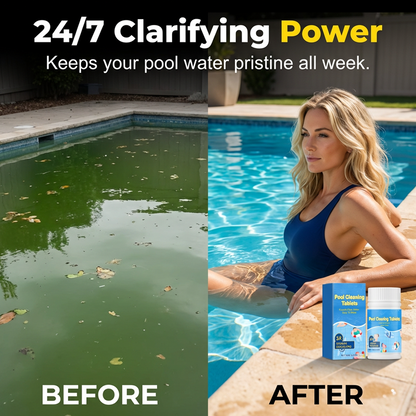 🏊‍♂️Pool Cleaning Tablets for Crystal Clear Water