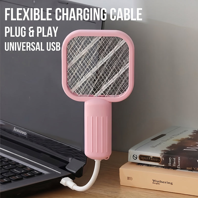 🦟🔋 USB Rechargeable Electric Mosquito Swatter ⚡