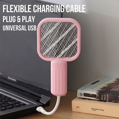 🦟🔋 USB Rechargeable Electric Mosquito Swatter ⚡