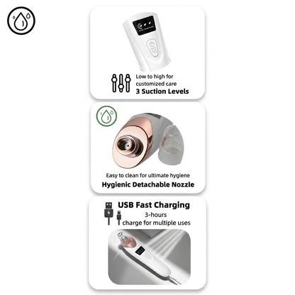 Electric Pore Vacuum & Blackhead Remover – Rechargeable Spot Extractor Tool Set