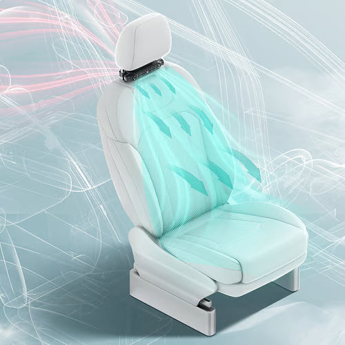 Stay Cool on Every Drive: Adjustable Car Seat Fan for a Comfortable Ride